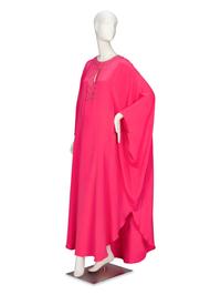 EMILIO PUCCI, HOT PINK EMBELLISHED KAFTAN