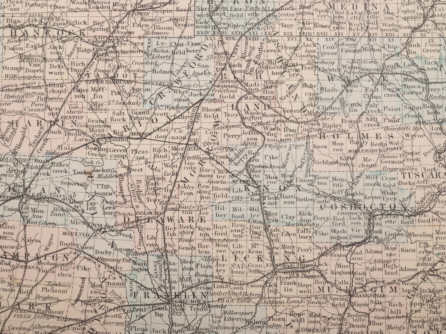 A Group of Five Maps of the Midwest