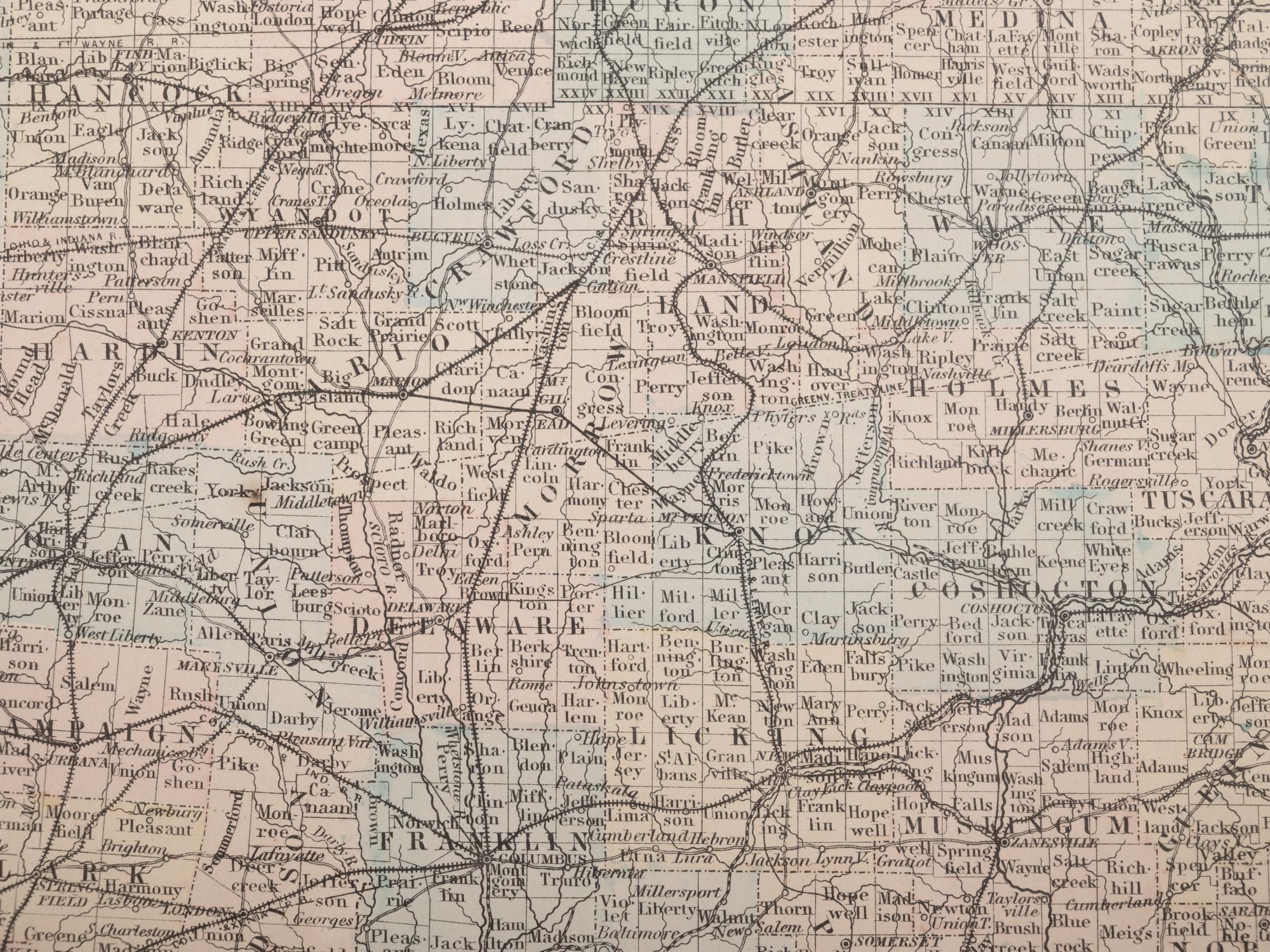 A Group of Five Maps of the Midwest
