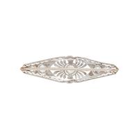 PLATINUM AND DIAMOND BAR BROOCH