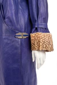 Callot Soeurs Leather and Fur Coat, Winter 1927-28