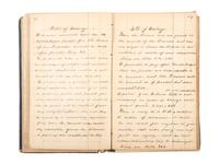 [WESTERN AMERICANA -- TEXAS]. A group of 3 ledgers, including a ledger and legal notebook attributed to L.C. Alexander of Waco, Texas.