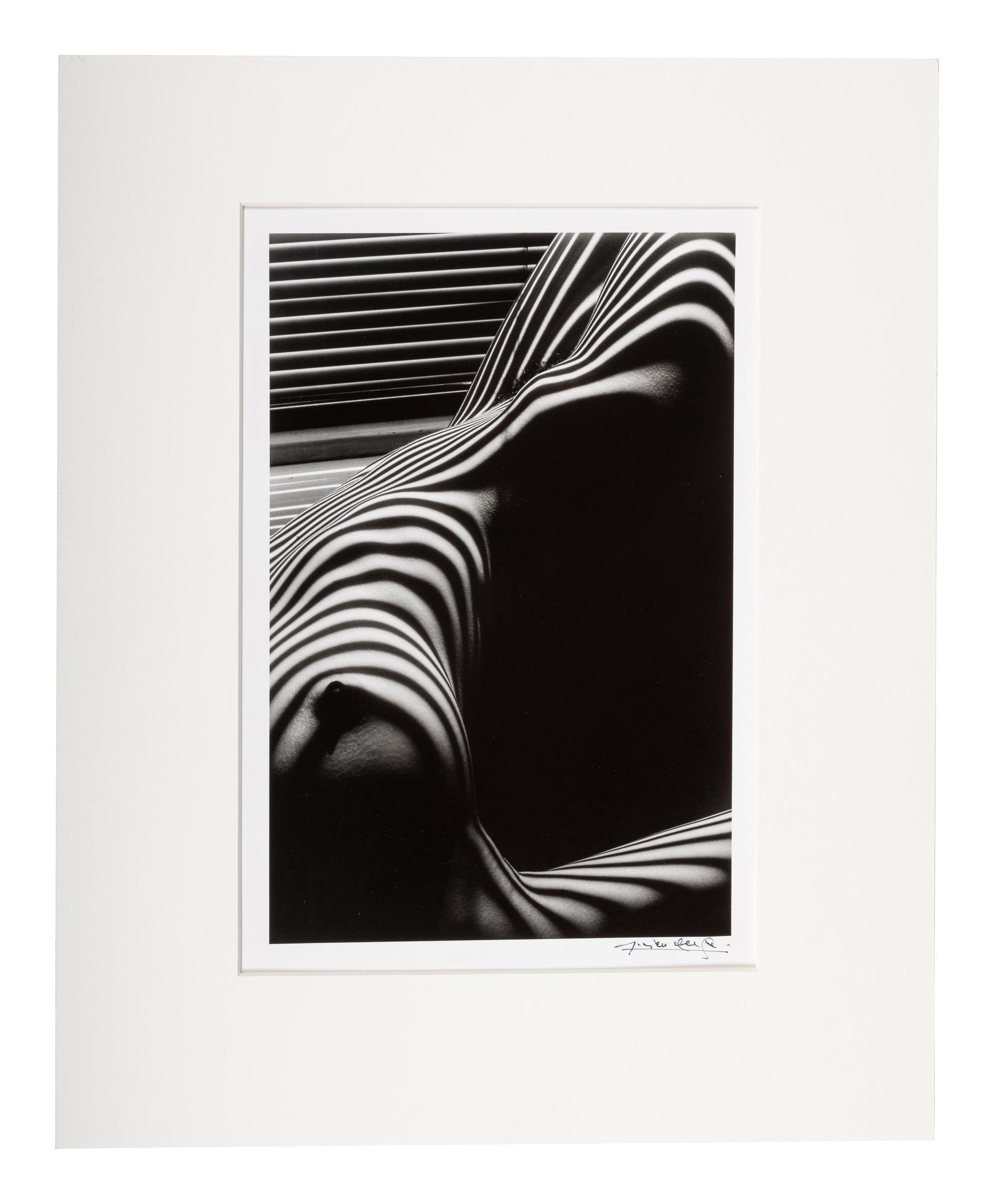 Lucien Clergue (1934-2014) Nu Zèbre, New York, 1997