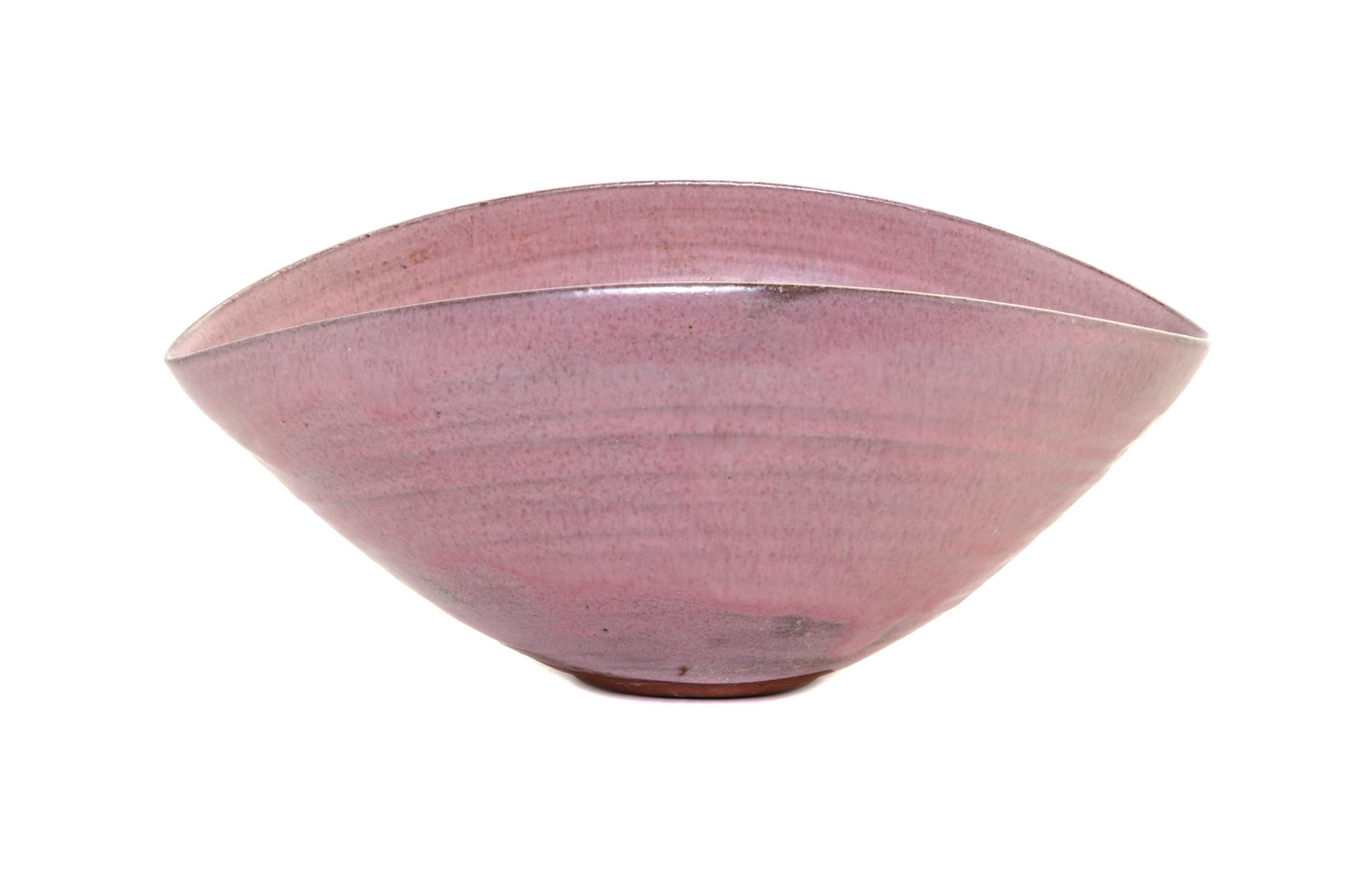 Beatrice Wood, (American, 1893-1988), Pink bowl
