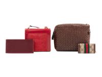 Four Designer Bags and Wallets: One Ferragamo, One Bottega Veneta, Two Gucci