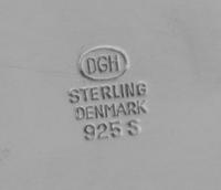 A Danish Silver-Mounted Glass Jam Pot (Original Listing Number 92)