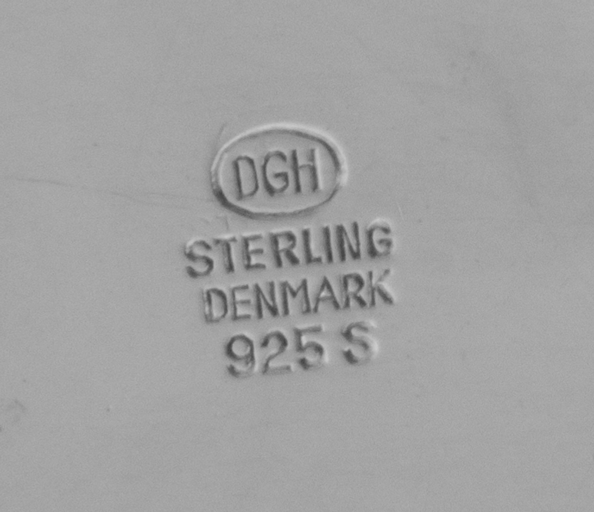 A Danish Silver-Mounted Glass Jam Pot (Original Listing Number 92)