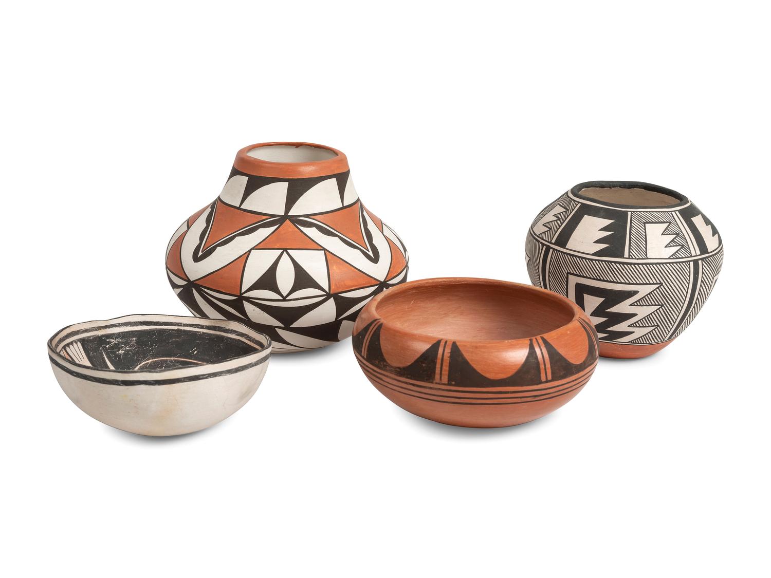 Collection of Pueblo Pottery