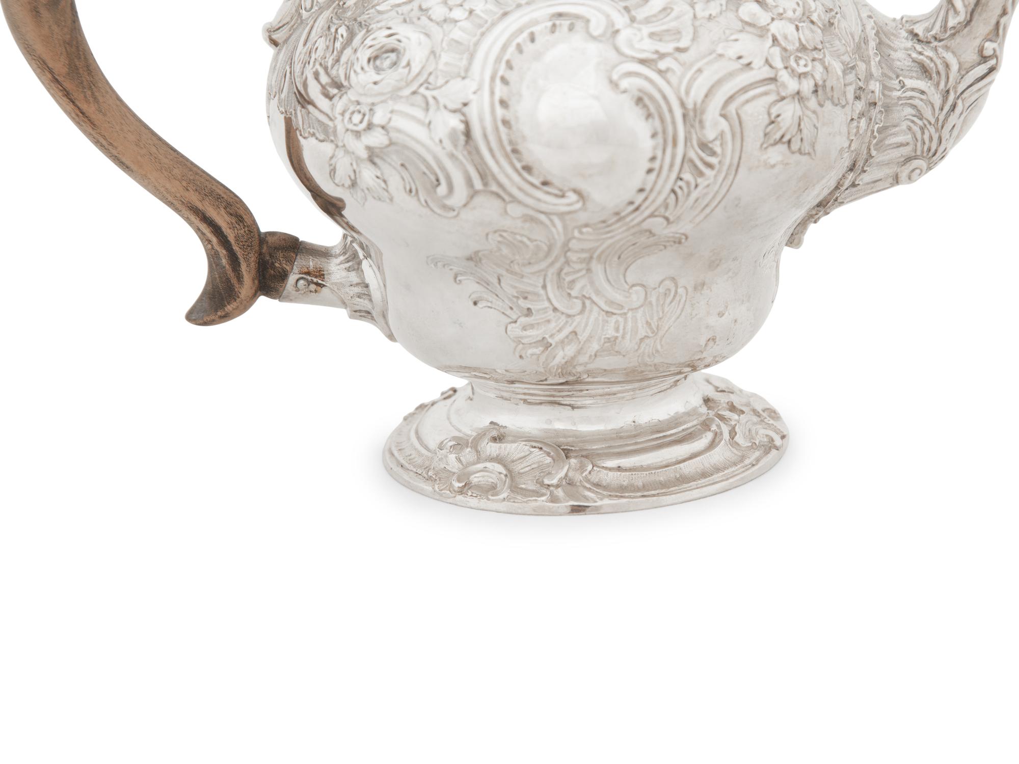 A Georgian Silver Teapot