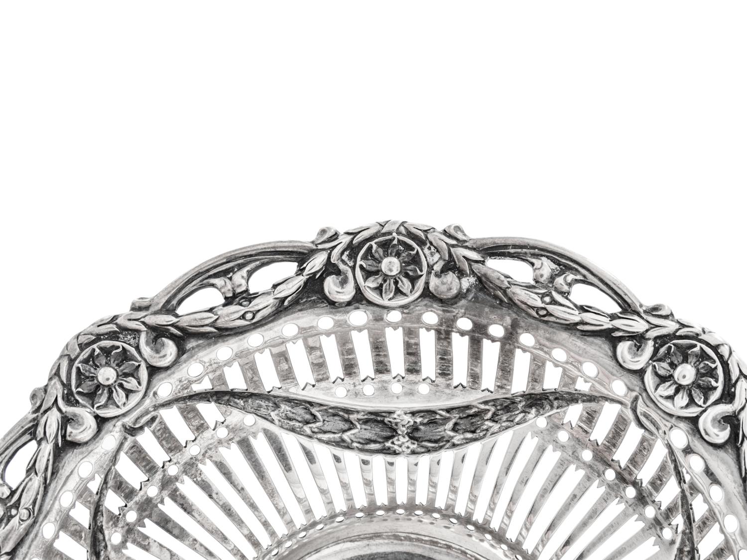 A Victorian Silver Candy Dish