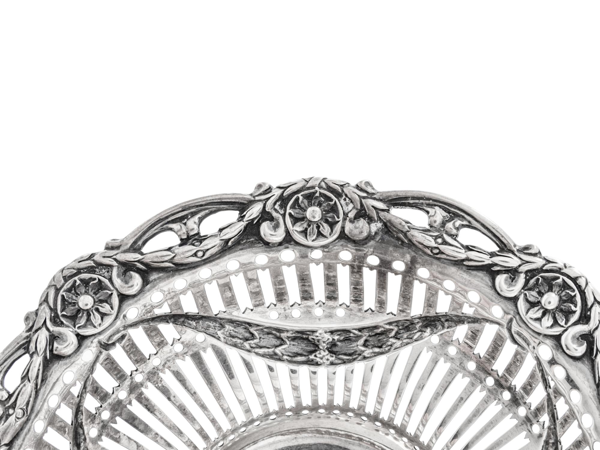 A Victorian Silver Candy Dish