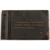 Indian Territory Traction Company, Fantastic Photo Album Showing Railroad Construction and Early Oklahoma Towns