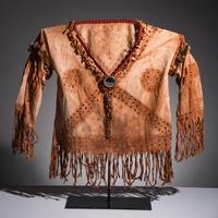 Blackfeet Painted Shirt, with Cutouts