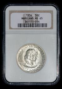 A United States 1934 Maryland Commemorative 50c Coin