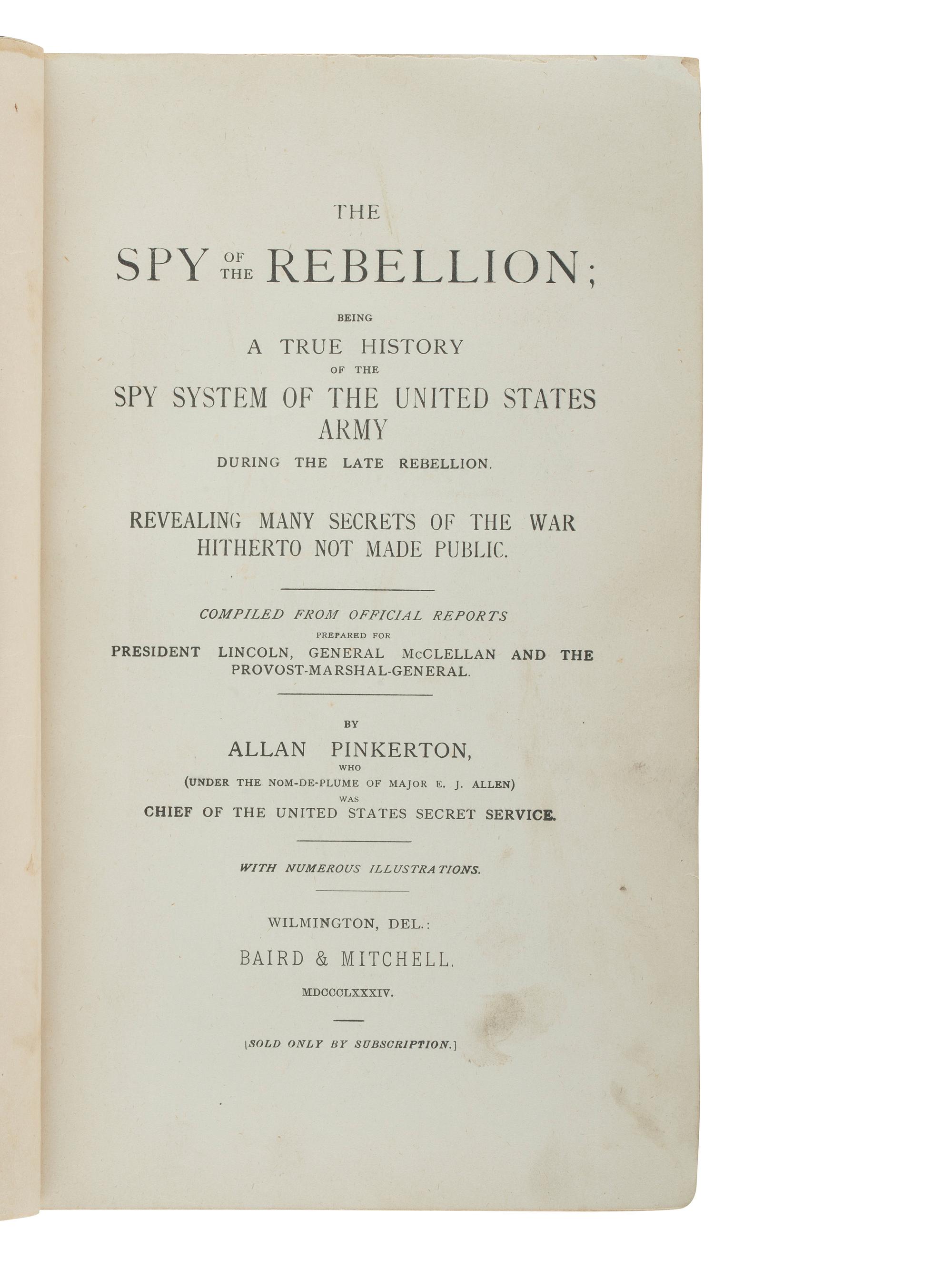 [CIVIL WAR]. A large group of Civil War related books incl. Grant's Personal Memoirs .