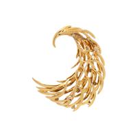 HAMMERMAN BROTHERS, YELLOW GOLD AND DIAMOND BROOCH