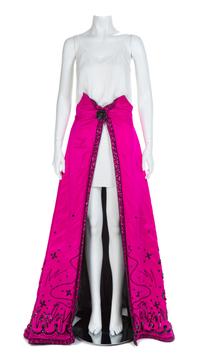 Two Fabrice Open Front Skirts, 1990-2000s No size label