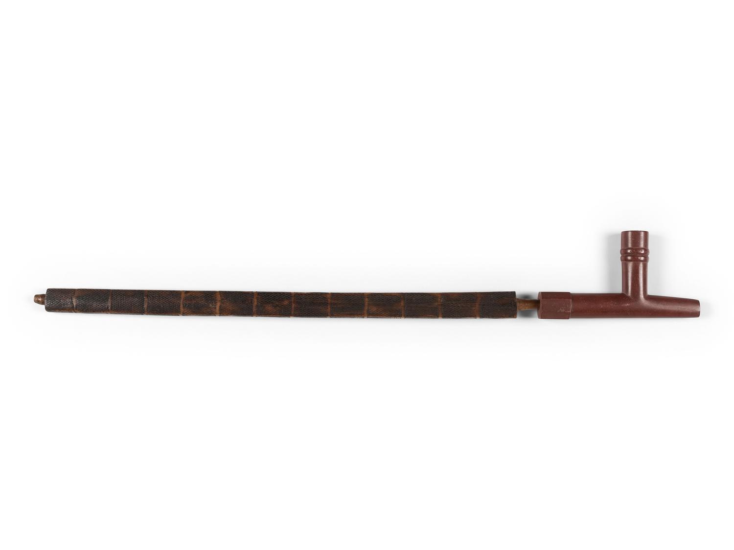 Plains Pipe Stem and Catlinite Bowl
