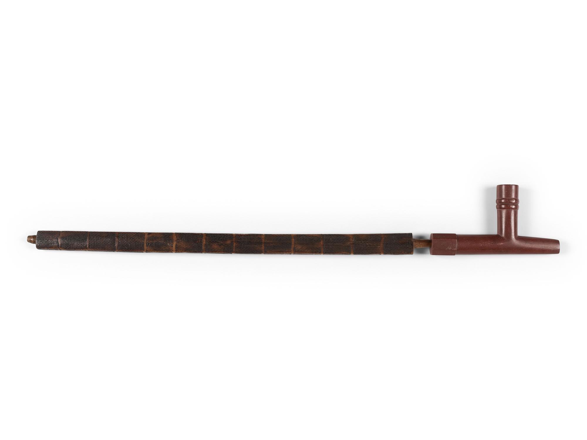 Plains Pipe Stem and Catlinite Bowl