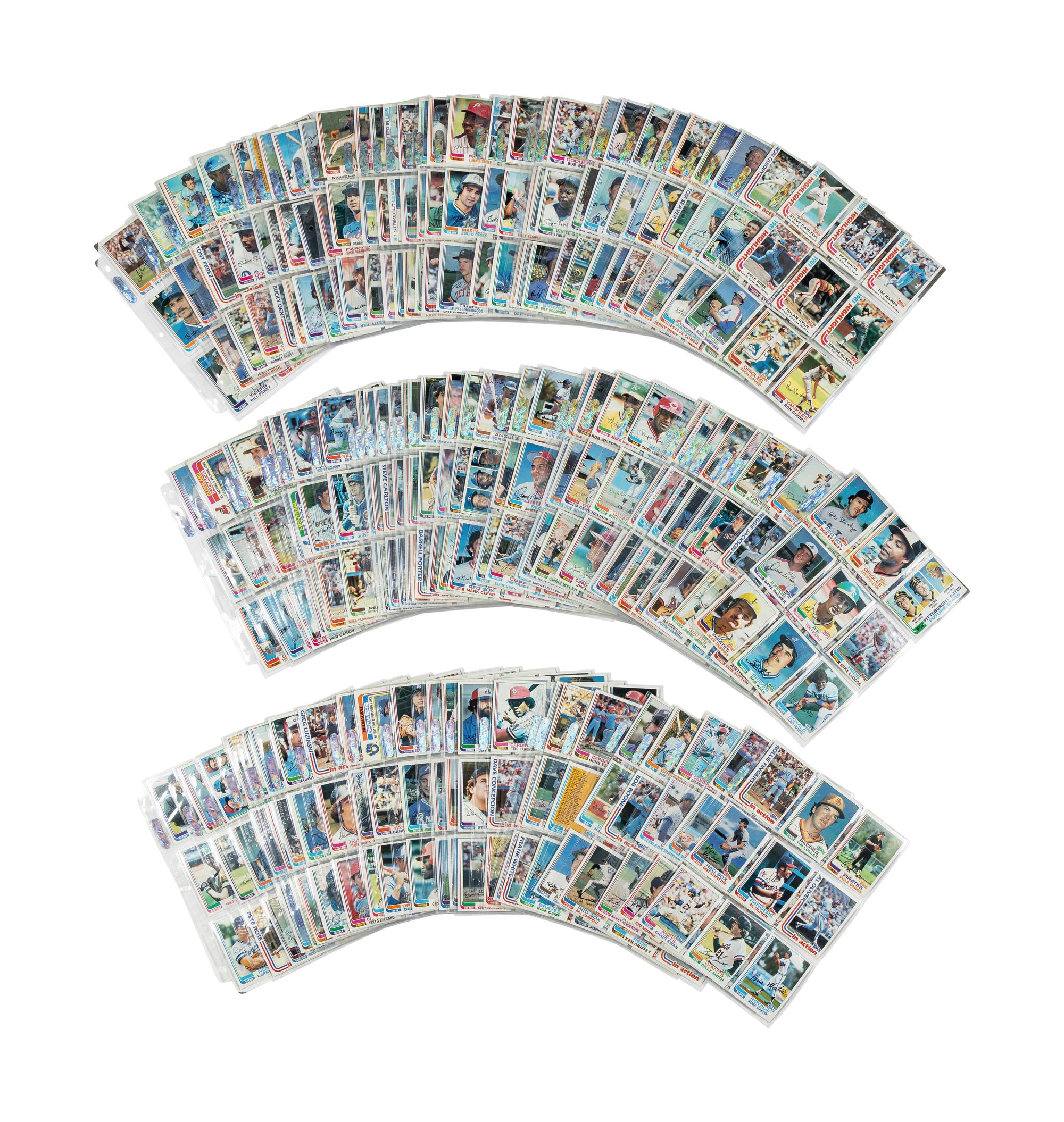 A Group of 1980, 1982 and 1983 Complete Sets of Topps Baseball Cards,