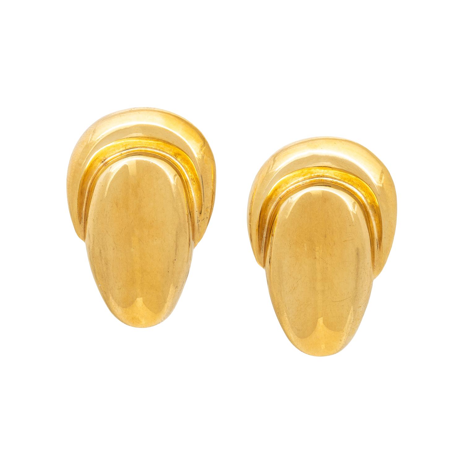 YELLOW GOLD EARRINGS