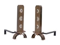 Chinoiserie Andirons