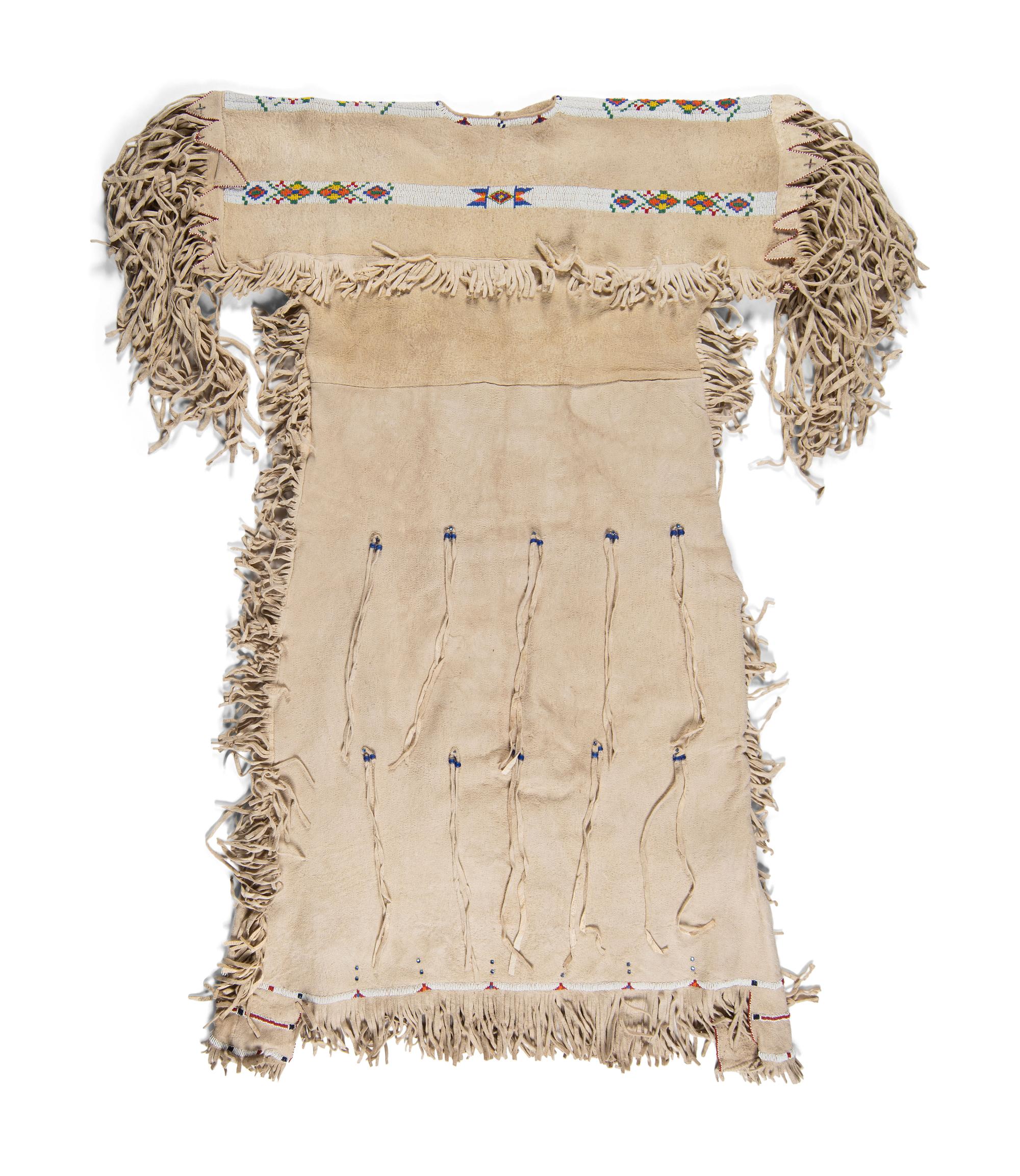 Contemporary Sioux Beaded Hide Dress