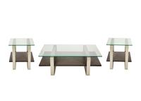 Three Modernist Glass-Top Tables
