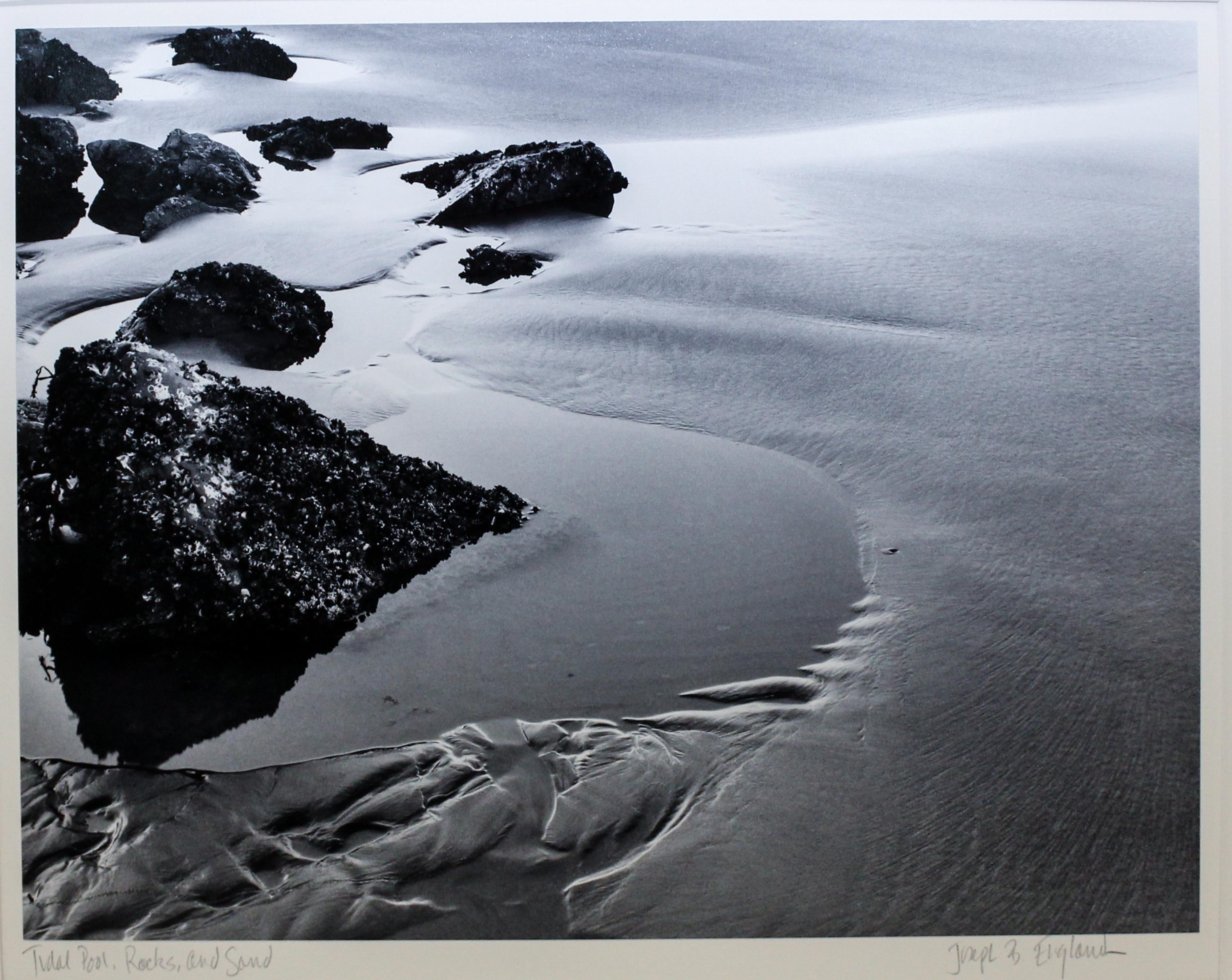 Joseph B. Englander, (20th Century), Tidal Pool, Sand and Rocks, 1980
