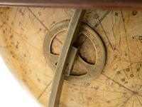 An Associated Pair of English Twelve-Inch Mahogany Celestial and Terrestrial Library Globes