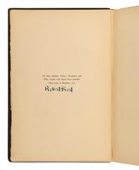 FROST, Robert (1874-1963). New Hampshire . New York: Henry Holt & Company, 1923.