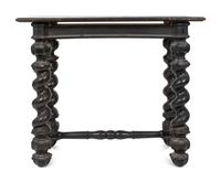 An Italian Baroque Style Walnut Table — 18TH CENTURY