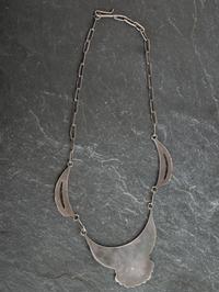 Zuni Silver and Channel Inlay Necklace