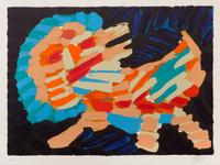 Karel Appel, (Dutch, 1921-2006), Cats, 1978 (complete portfolio of 17 lithographs with case)