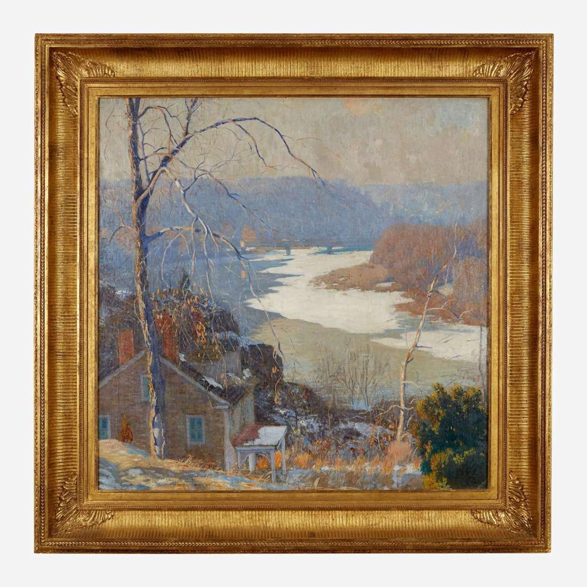 Daniel Garber (American, 1880–1958) Up the River, Winter