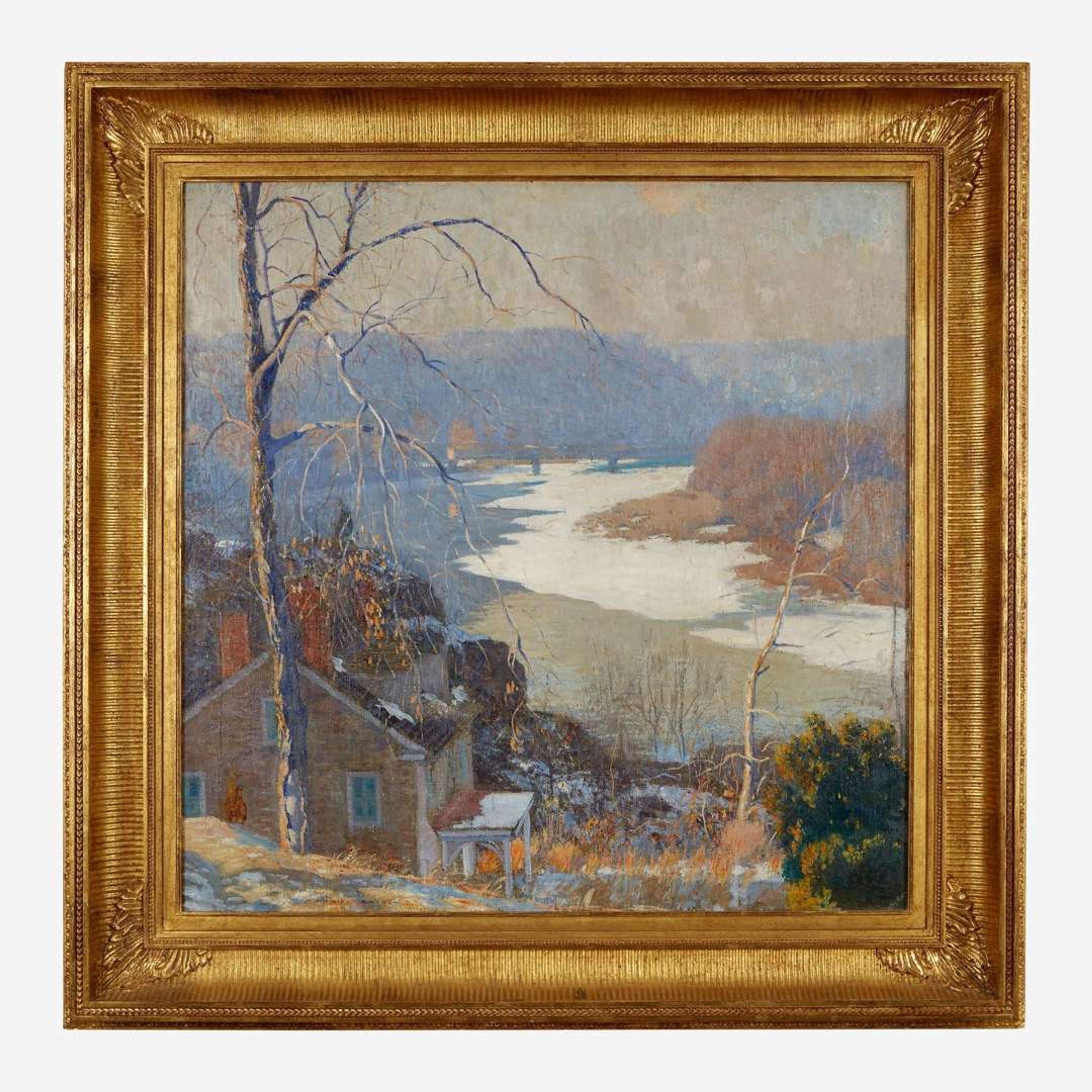 Daniel Garber (American, 1880–1958) Up the River, Winter