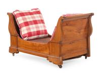 A Continental Fruitwood Pet Bed