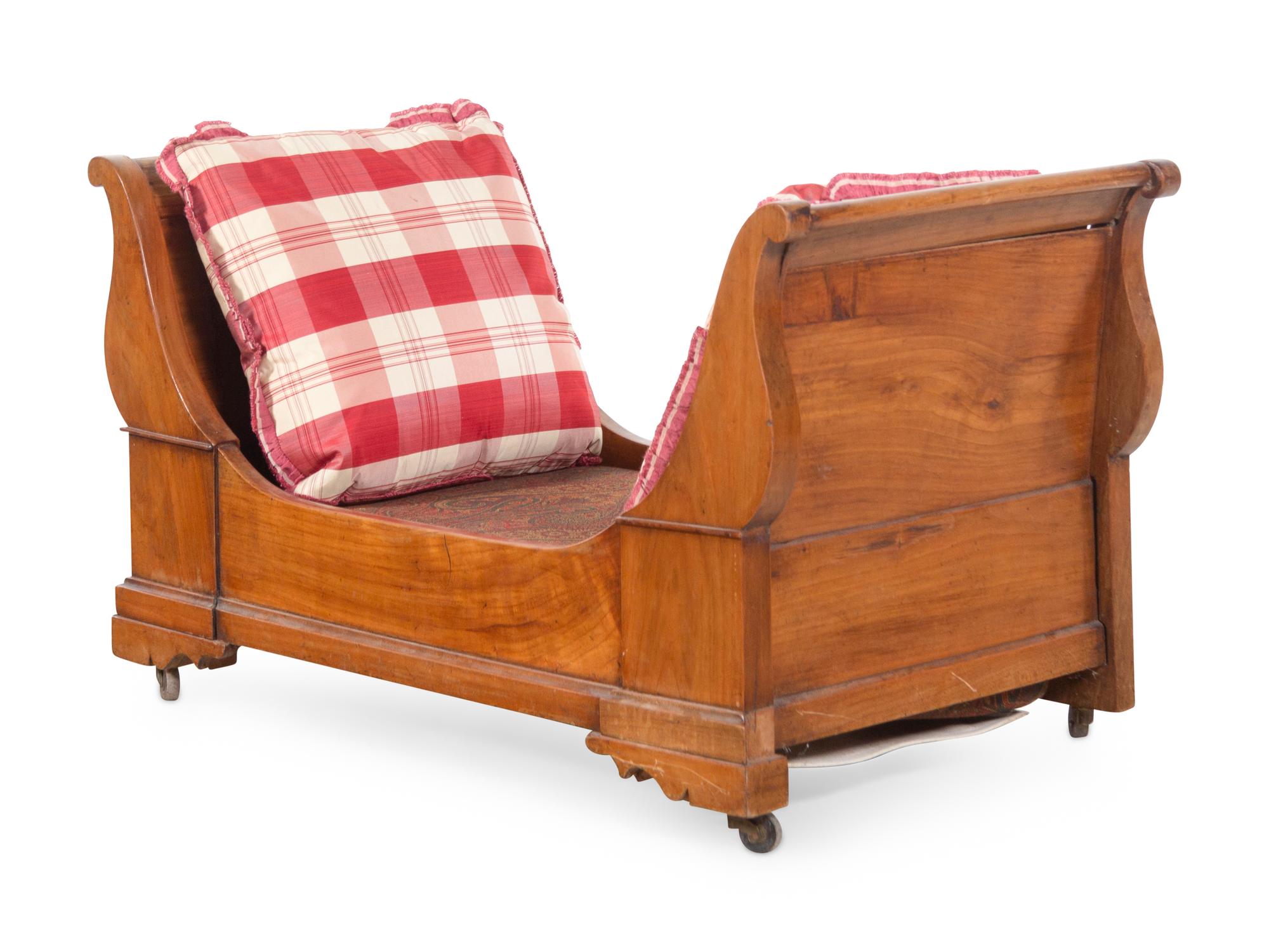 A Continental Fruitwood Pet Bed