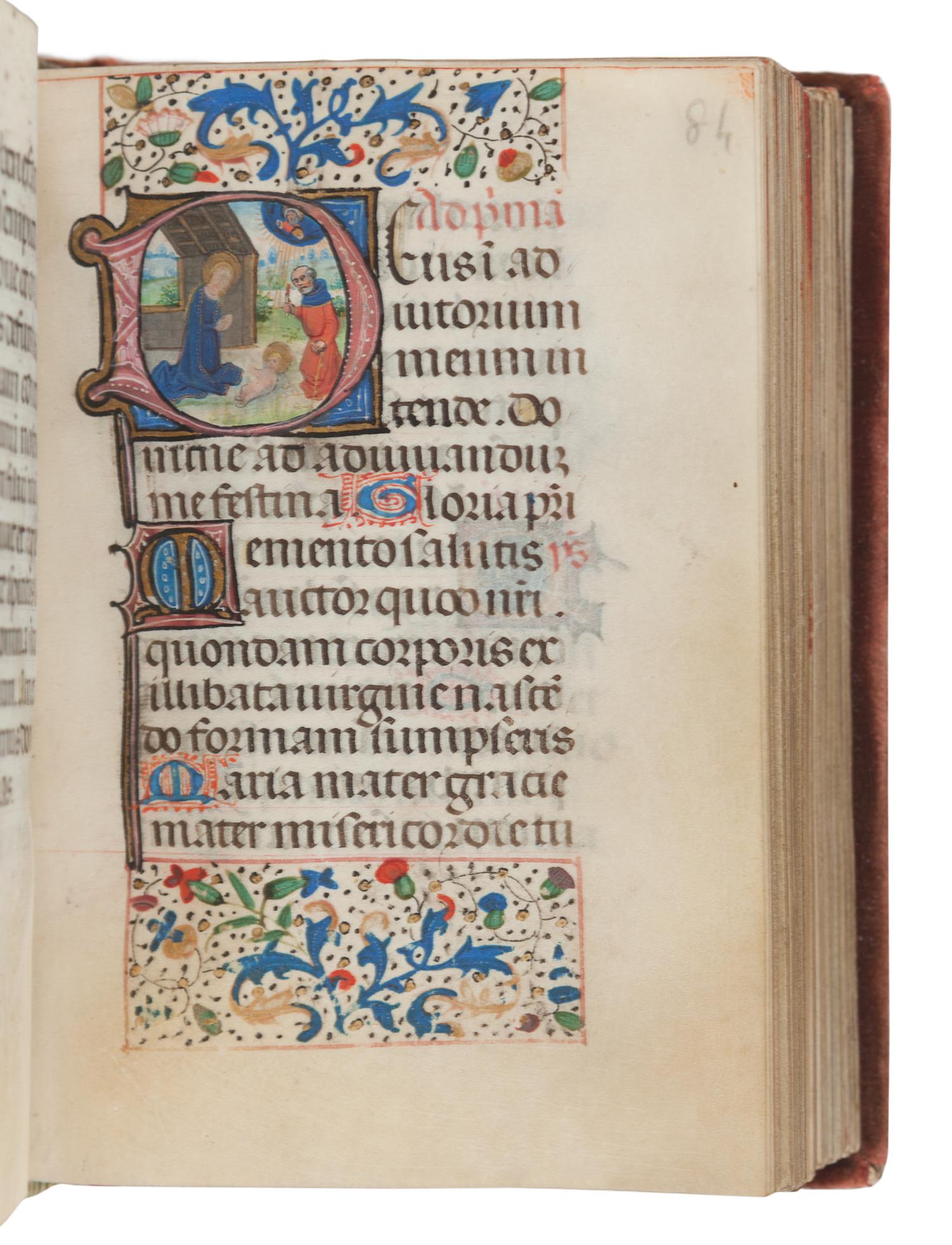 [ILLUMINATED MANUSCRIPTS]. BOOK OF HOURS, use of Rome, in Latin. [Southern Netherlands (Ghent or Bruges), c.1460].