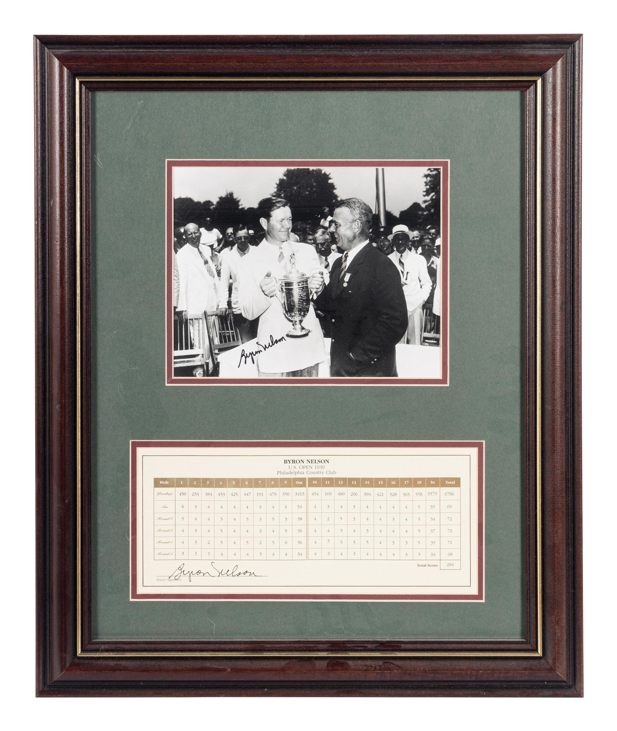 A Large Group of Masters Golf Champions Signed Autograph Displays,
