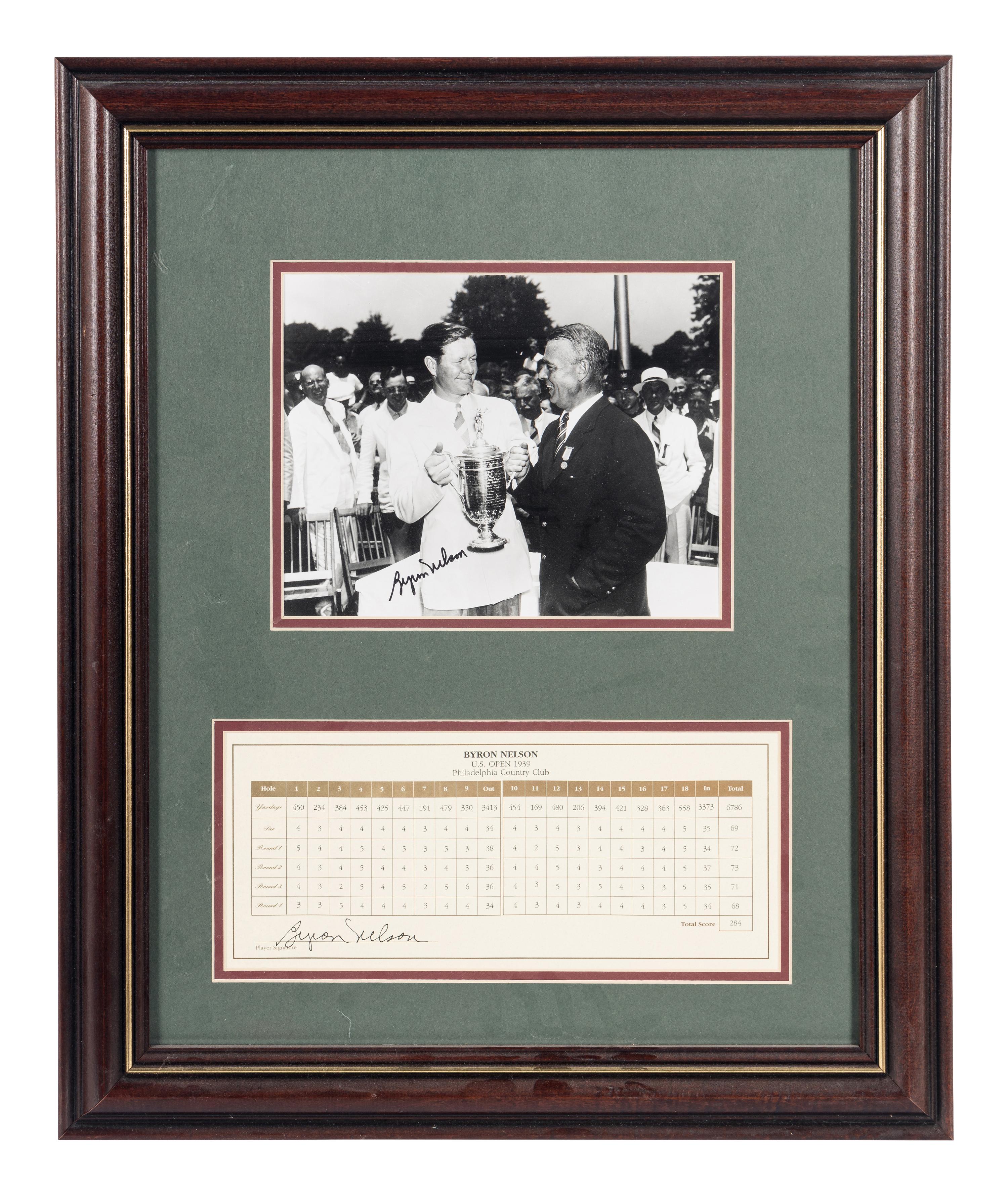 A Large Group of Masters Golf Champions Signed Autograph Displays,