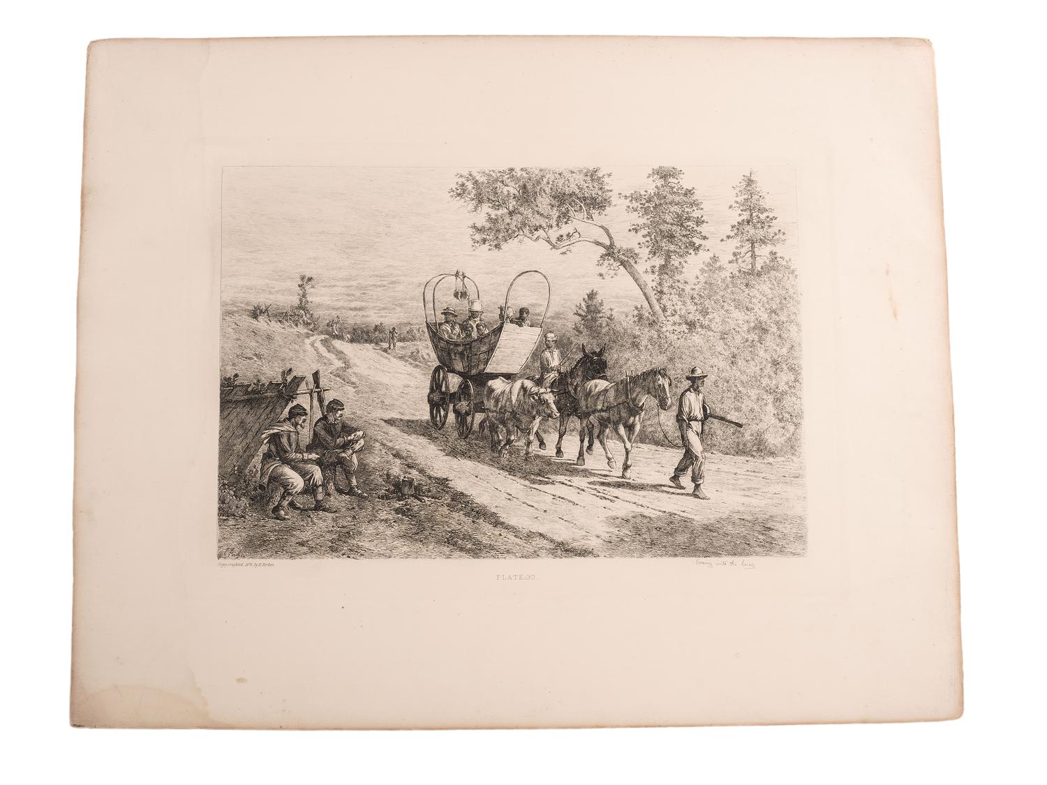 [CIVIL WAR - ART]. FORBES, Edwin (1839-1895). Life Studies of the Great Army. New York, [1876].
