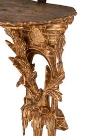 A Pair of George III Giltwood Wall Brackets