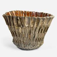 June Schwarcz (American, 1918-2015) Pleated Vessel No. 2208, USA, circa 2003