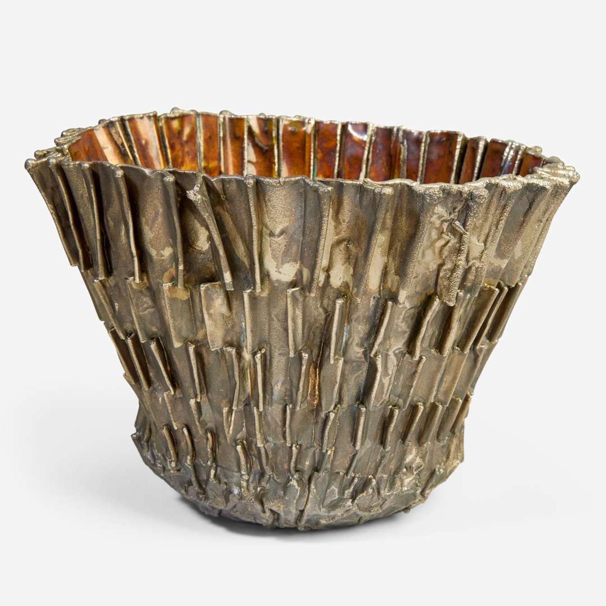 June Schwarcz (American, 1918-2015) Pleated Vessel No. 2208, USA, circa 2003
