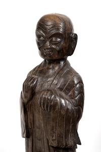 A Pair of Chinese Carved Marble Figures