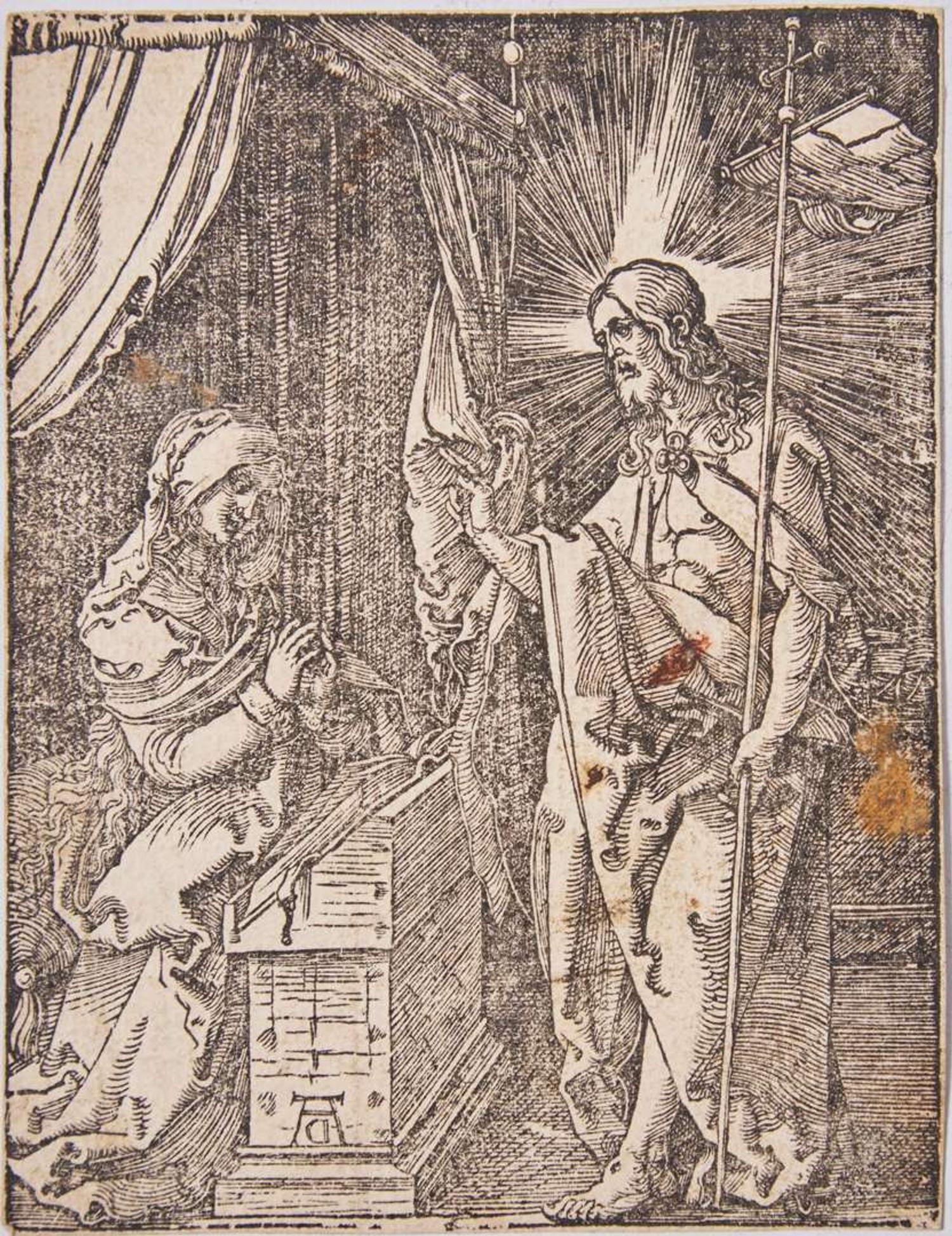 Albrecht Dürer (German, 1471–1528) - Christ Appearing to His Mother (From "The Small Passion")