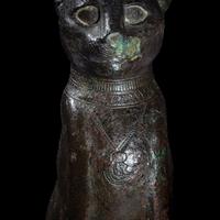 An Egyptian Bronze Cat