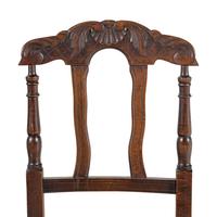 A William and Mary Style Oak Side Chair