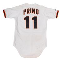 A Benicio Del Toro Screen Worn San Francisco Giants Primo Jersey Movie Prop from "The Fan"